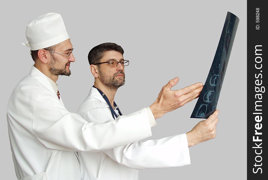 Doctors On Neutral Background