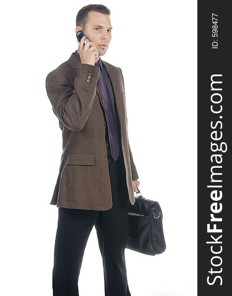 Businessman on the phone