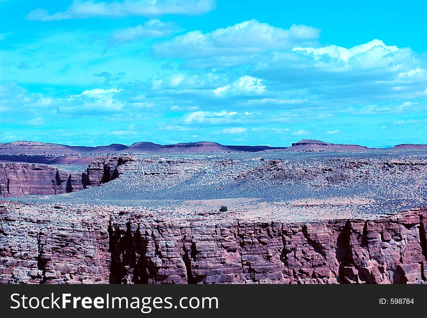 Little Colorado River canyon gorge,Arizona. Little Colorado River canyon gorge,Arizona