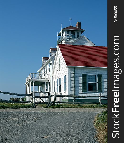 House on the beach in the early morning, eastham, massachusetts, cape cod