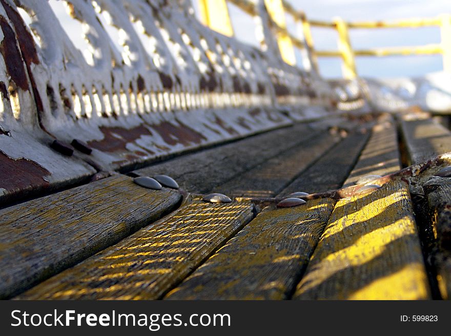 Rusty bench