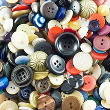 Sewing Buttons Royalty Free Stock Images Sewing Buttons Royalty Free Stock Images