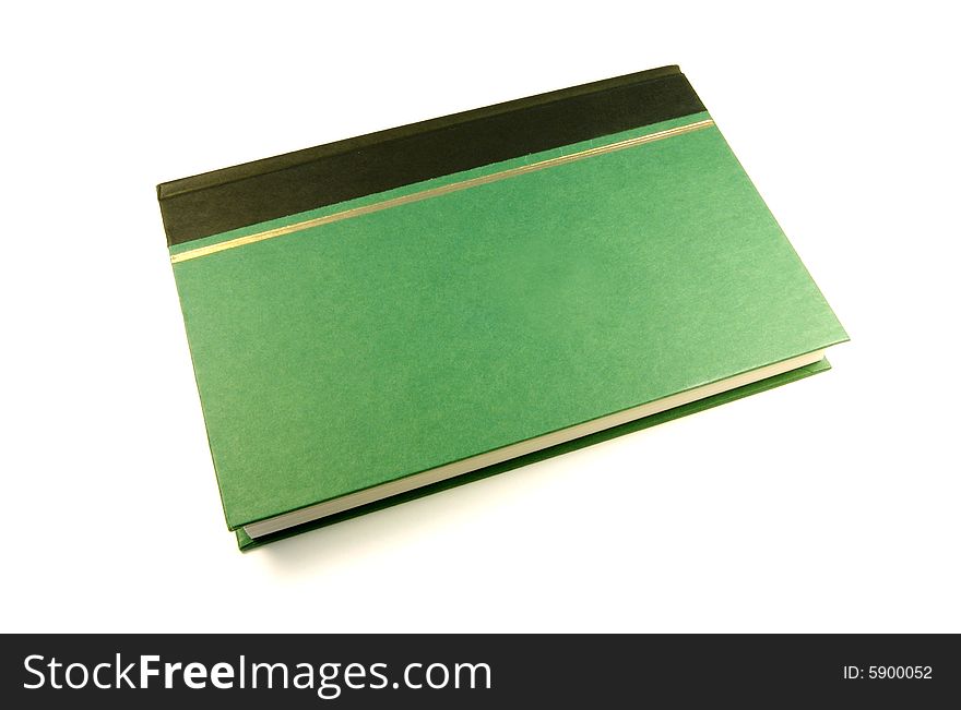 A photograph of a book against a white background