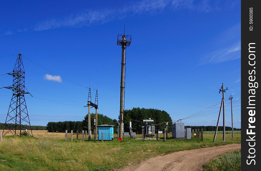 Electric utility substation