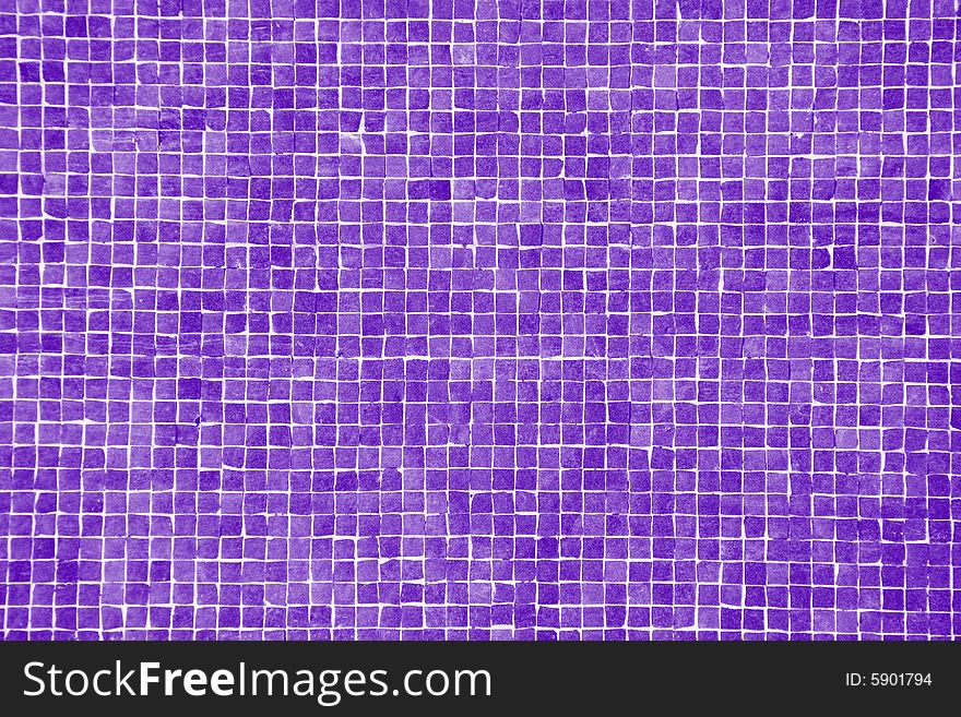Pattern, background or texture of a big lilac mosaic