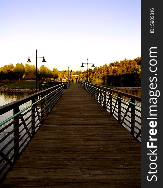 A bridge in Rapid City, South Dacota. A bridge in Rapid City, South Dacota.