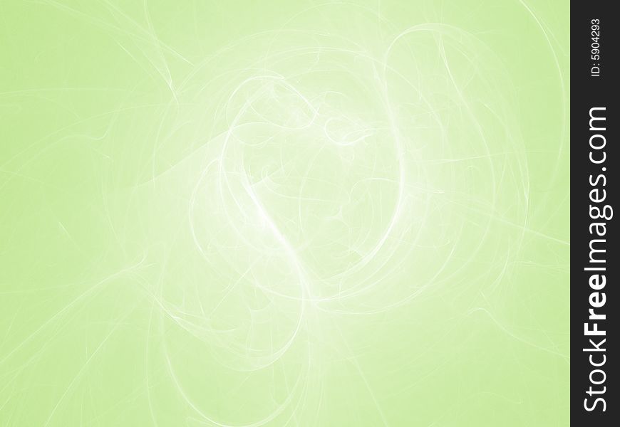 Abstract green background. Fractal image. Abstract green background. Fractal image