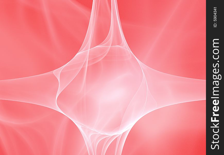 Abstract red background. Fractal image