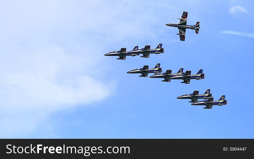 Frecce tricolori, Italian military squadron team