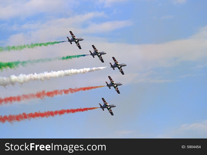 Frecce tricolori, Italian military squadron team