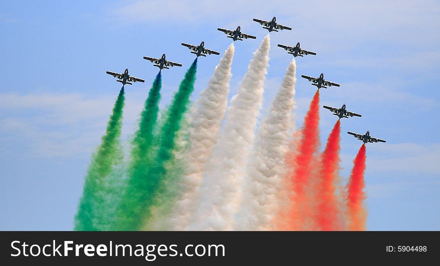 Frecce tricolori, Italian military squadron team