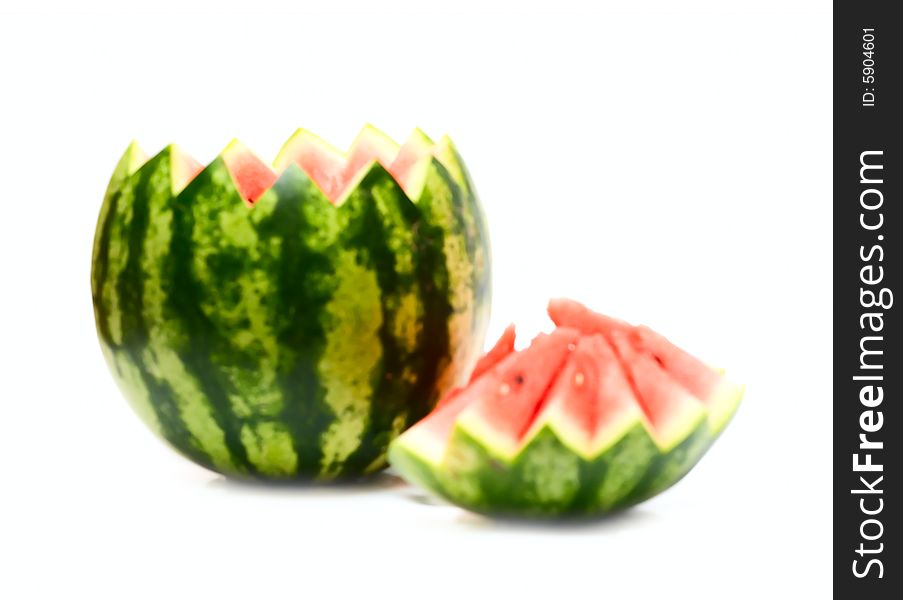 Watermelon isolated on white for your design