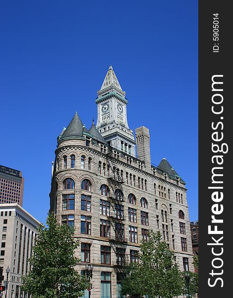 Architecture including the Custom House Tower. Architecture including the Custom House Tower.