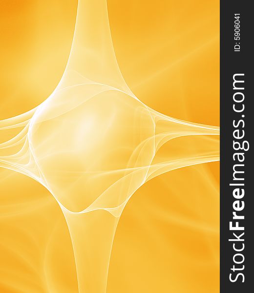 Abstract yellow background. Fractal image