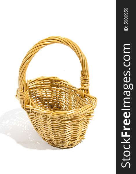 Empty Wicker Basket