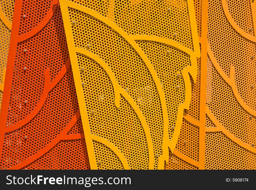 Colorful metallic surface - abstract background