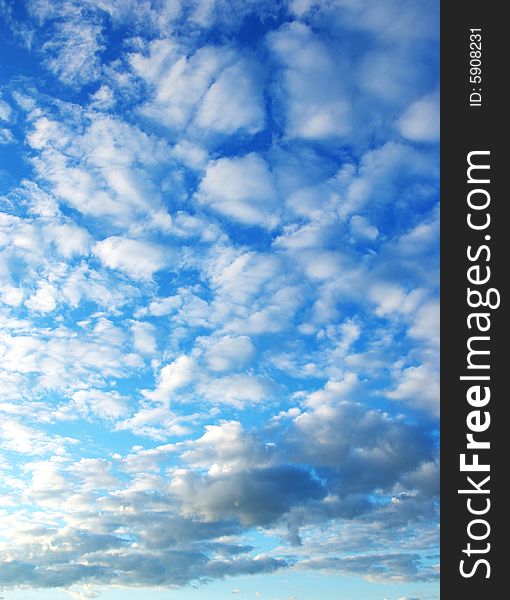 Cloudscape As Background