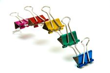 Colorful Clips Royalty Free Stock Photos