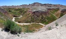 Badlands Panorama Stock Photo Badlands Panorama Stock Photo