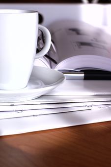 Coffee At The Office Royalty Free Stock Photo Coffee At The Office Royalty Free Stock Photo