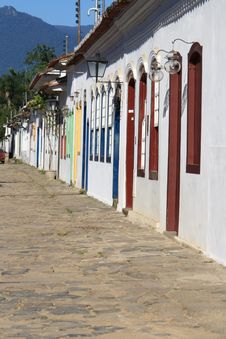 Street In Parati Royalty Free Stock Photography Street In Parati Royalty Free Stock Photography