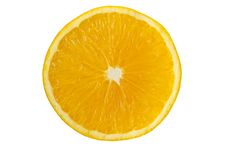 Half An Orange Royalty Free Stock Photo Half An Orange Royalty Free Stock Photo