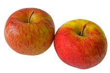 Two Red Apples Royalty Free Stock Images