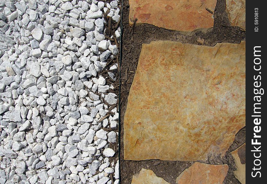 A mix of stones and gravel texture. A mix of stones and gravel texture