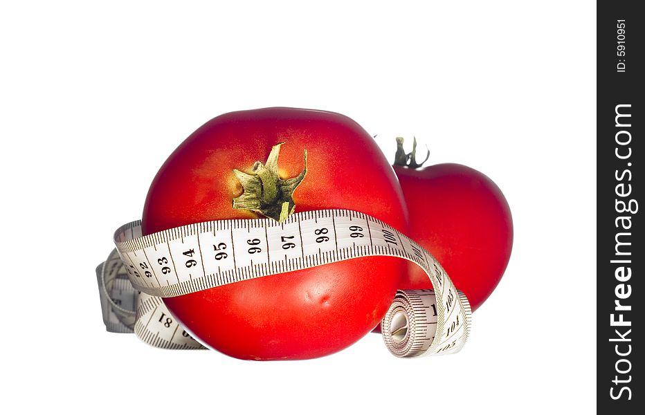 Tomatoes With Measuring Tape