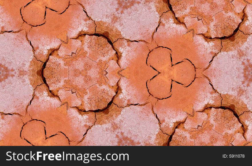 A seamless tile pattern background of some cracked brickwork. A seamless tile pattern background of some cracked brickwork