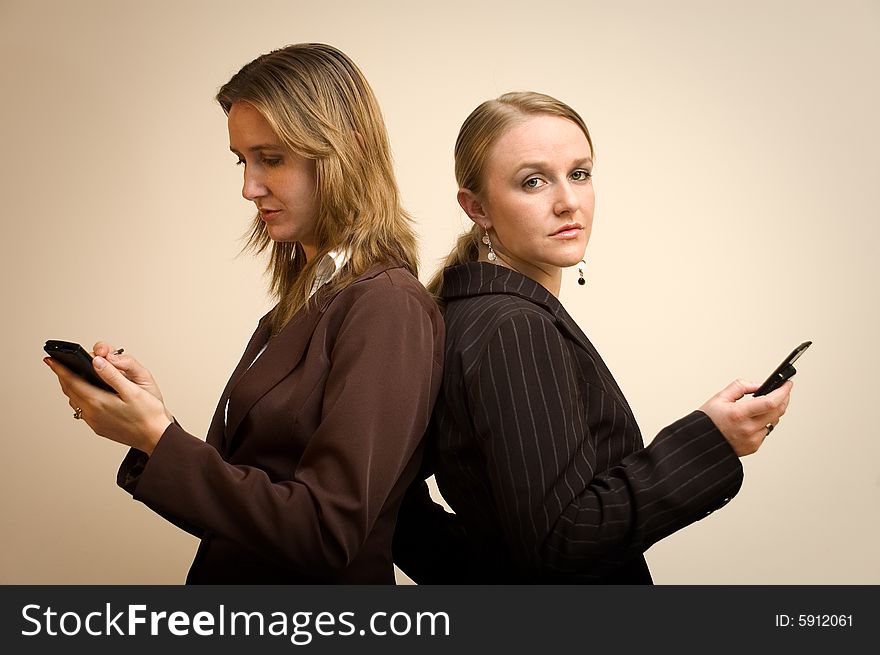 Beautiful women talking with a cellphone. Beautiful women talking with a cellphone