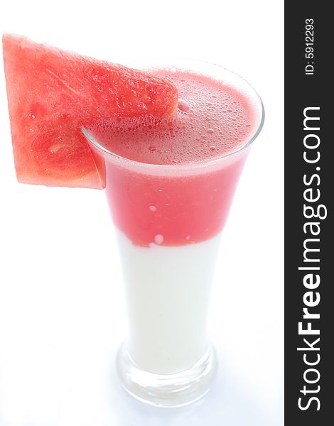 Made from watermelon and soursop fruits. Made from watermelon and soursop fruits