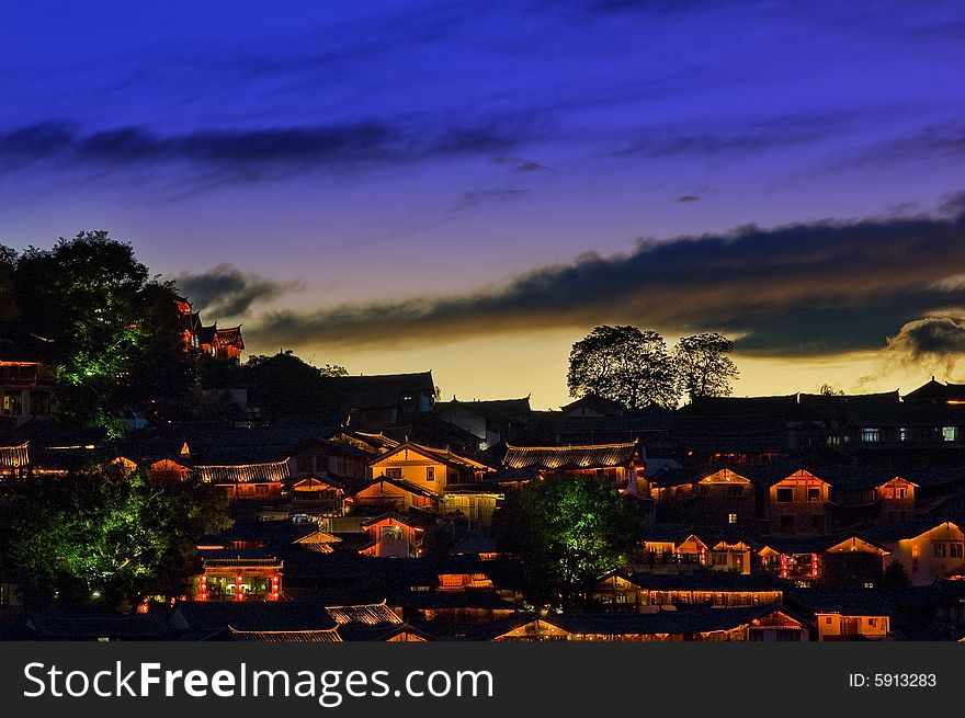 Night Scenes Of Lijiang