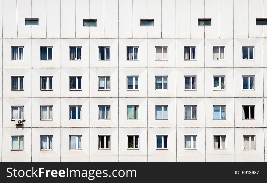 Abstract background of a city house with windows