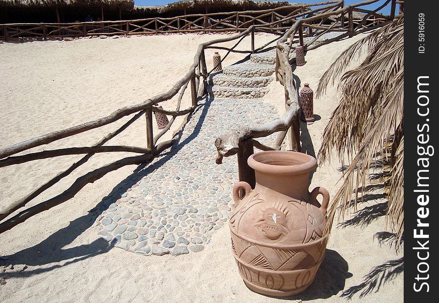 Detail of Giftun island near Hurghada, Egypt