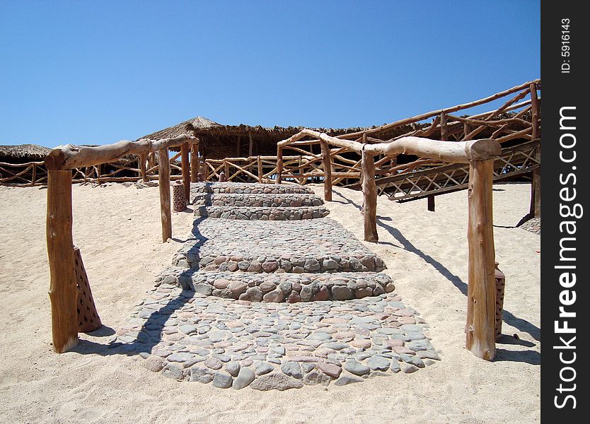 Detail of Giftun island near Hurghada, Egypt