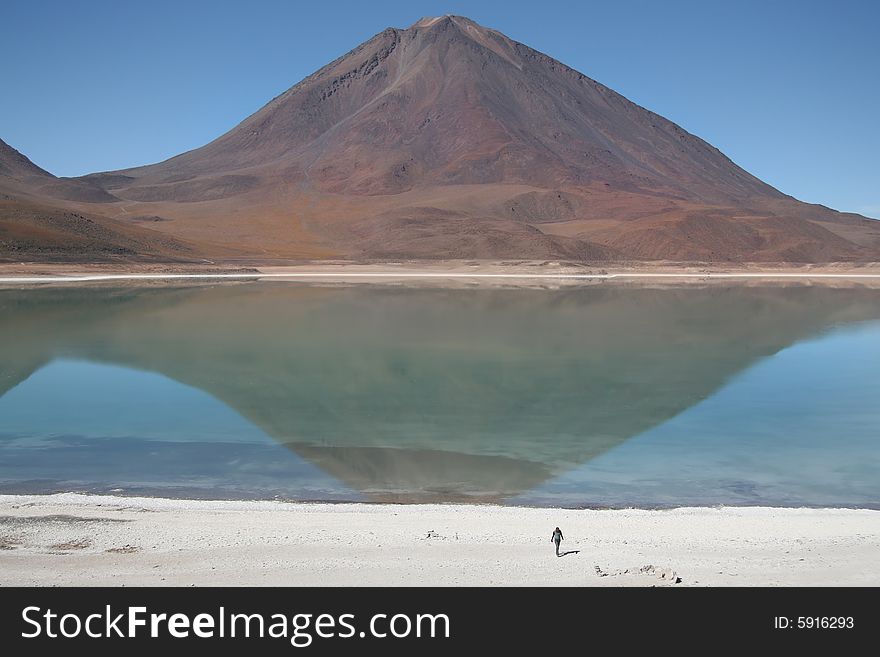 Licancabur Volcano In Bolivia.