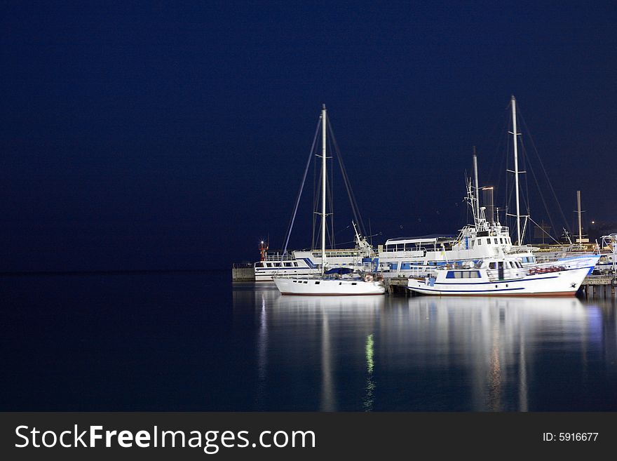 Ship Near Pier