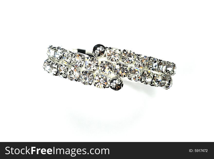 Bangle with diamond decoration, Lovely accouterment,bracelet