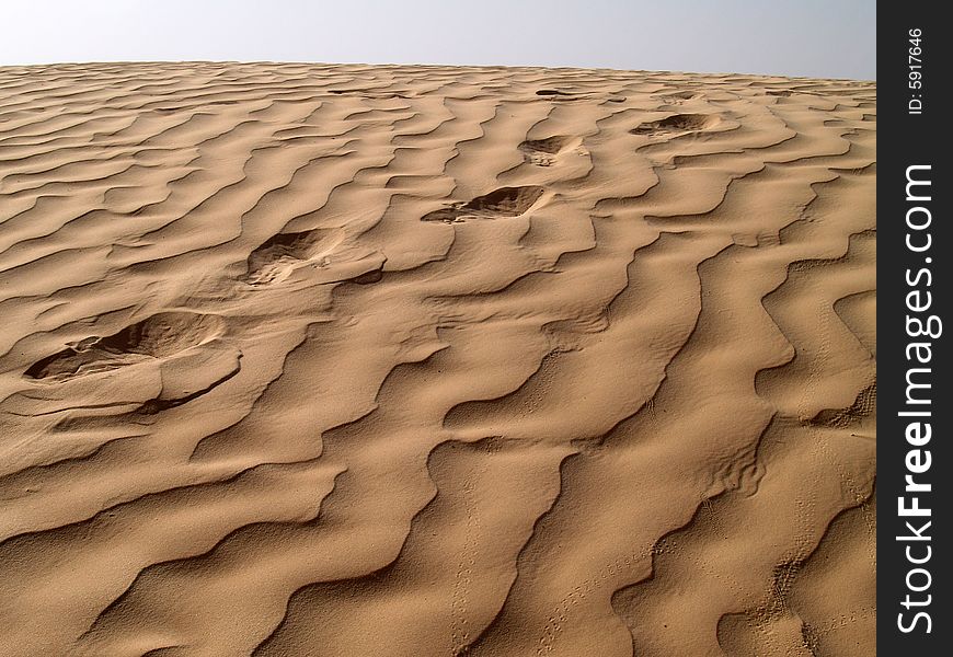 Dunes in Sahara Desert, Africa