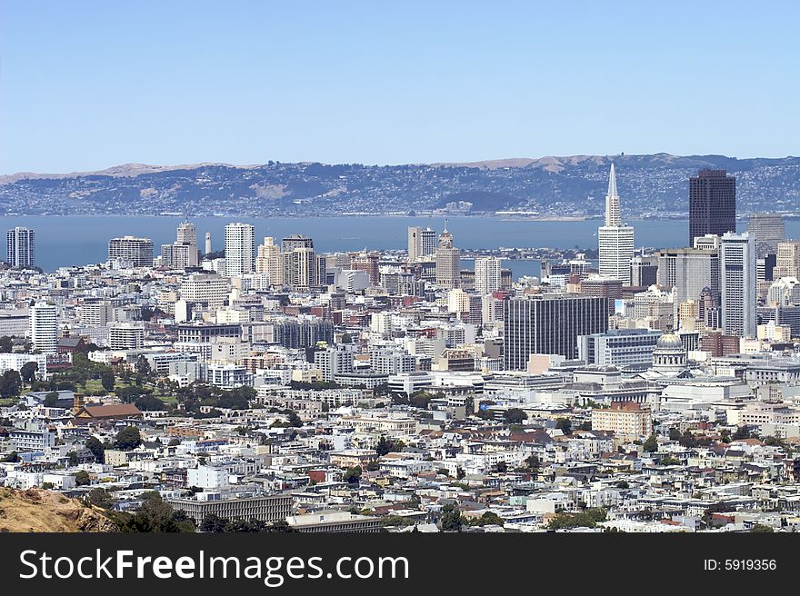 San Francisco From The Twin Peaks