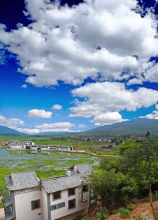 Scenery Landscape Near Lijiang Stock Photo Scenery Landscape Near Lijiang Stock Photo