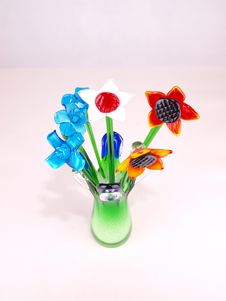Crystal Flowers Front Top Stock Images Crystal Flowers Front Top Stock Images