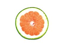Green Grapefruit Slice Royalty Free Stock Image Green Grapefruit Slice Royalty Free Stock Image