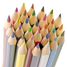 Colored Pencils Royalty Free Stock Photography Colored Pencils Royalty Free Stock Photography