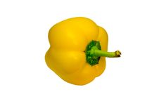 Yellow Capsicum - Bell Pepper Stock Photos