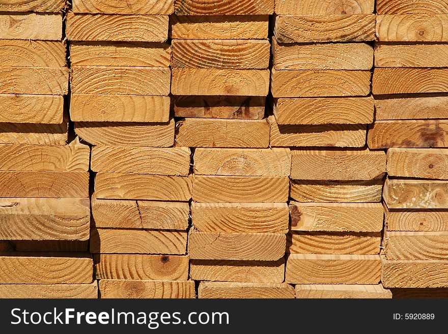 Background of wooden boards in  rows. Background of wooden boards in  rows
