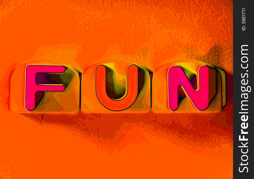 A pyschedelic fun background in orange. A pyschedelic fun background in orange.