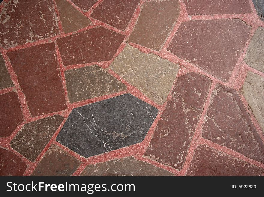 Old stone floor pattern as background