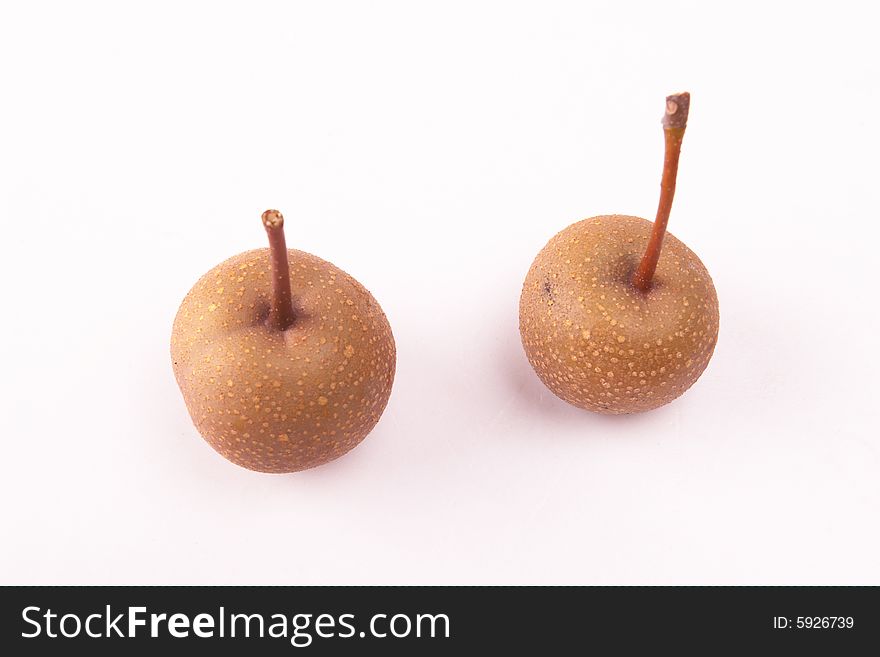 These are two small pears.